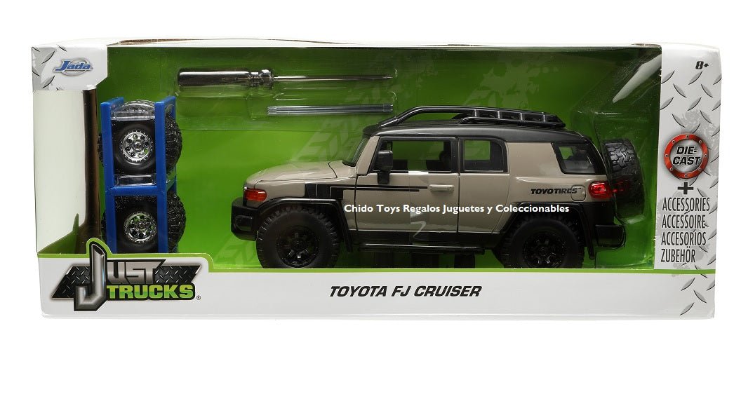 Camioneta a escala marca Jada, Modelo FJ Cruiser - Chido Toys