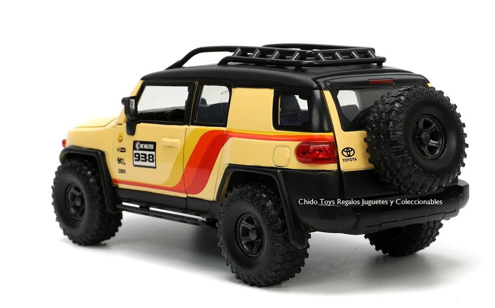 Camioneta a escala marca Jada, Modelo FJ Cruiser - Chido Toys