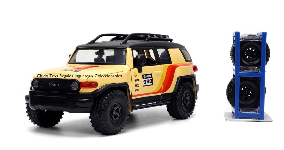 Camioneta a escala marca Jada, Modelo FJ Cruiser - Chido Toys