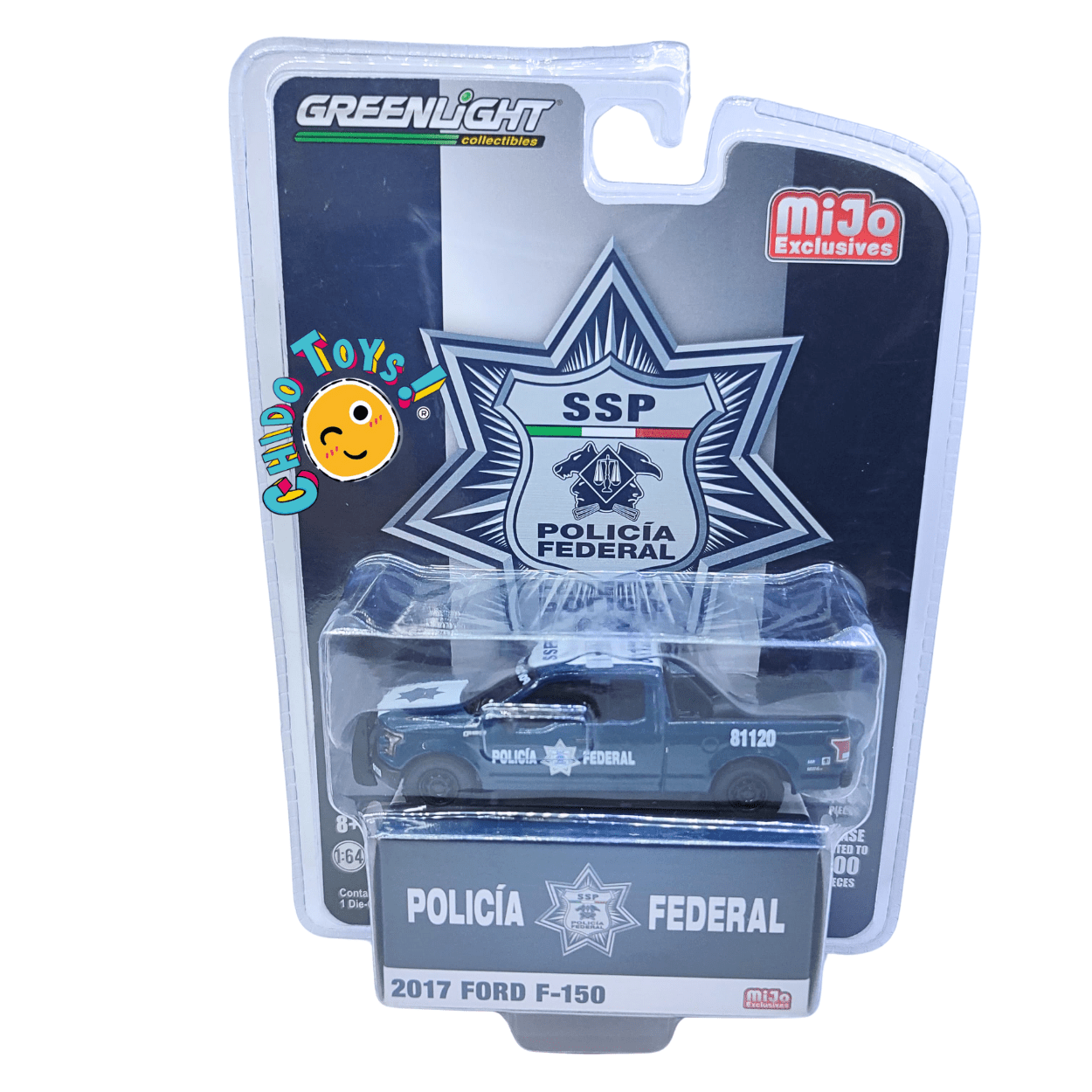 Camioneta Policía Federal 2017 Ford F - 150 | Greenlight 1:64 - Chido Toys