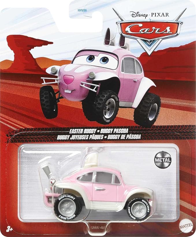 Cars Disney Pixar Easter Buggy | Auto a Escala de Colección con Detalles Metálicos - Chido Toys