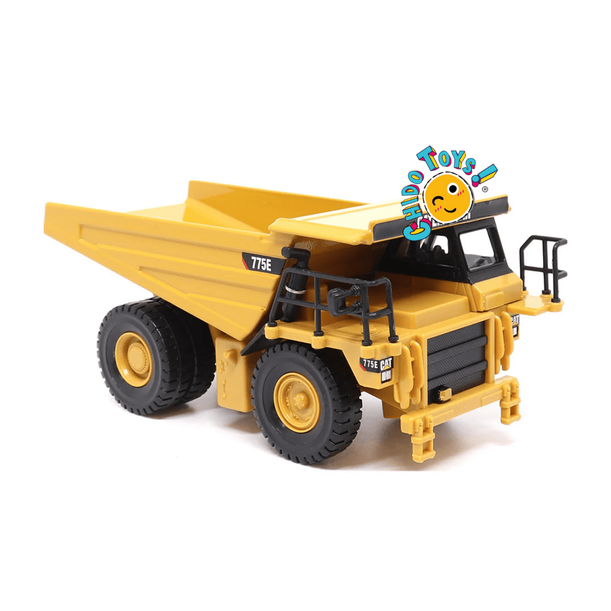 Caterpillar 775E Oficial a Escala 1:64 | Camión Minero de Volteo Coleccionable - Chido Toys