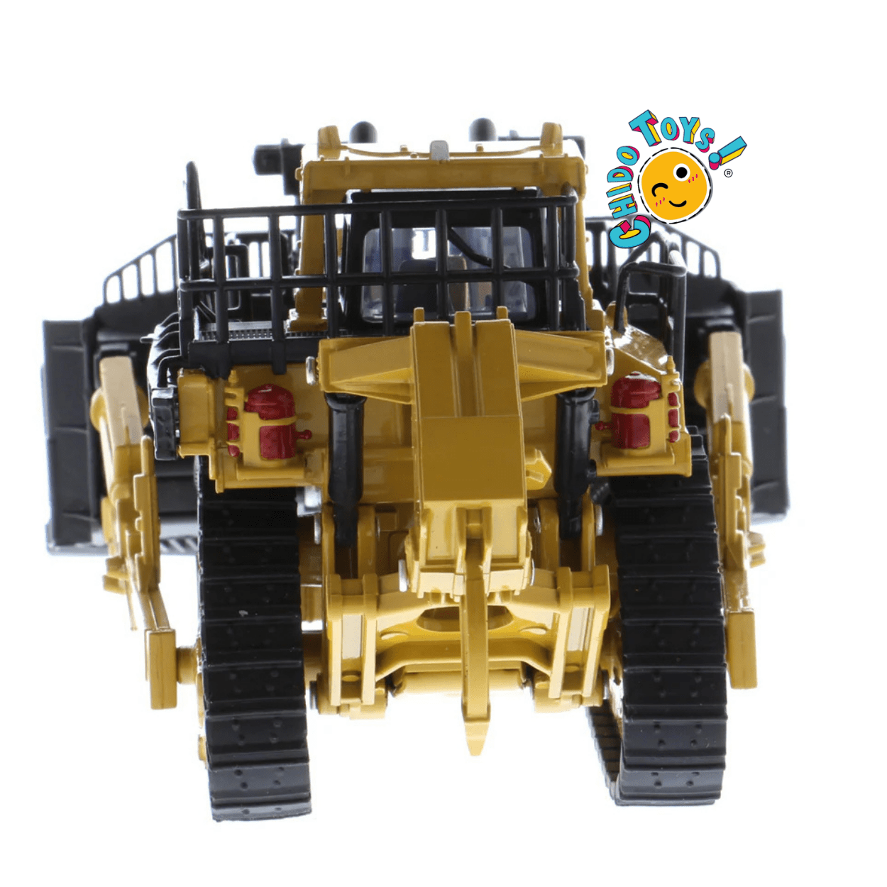 Caterpillar D11T Oficial a Escala 1:64 | Bulldozer de Metal con Accesorios Intercambiables - Chido Toys
