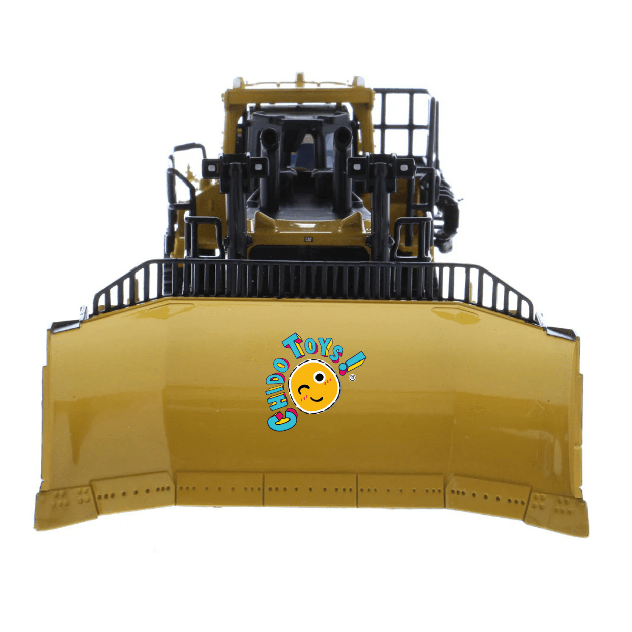 Caterpillar D11T Oficial a Escala 1:64 | Bulldozer de Metal con Accesorios Intercambiables - Chido Toys