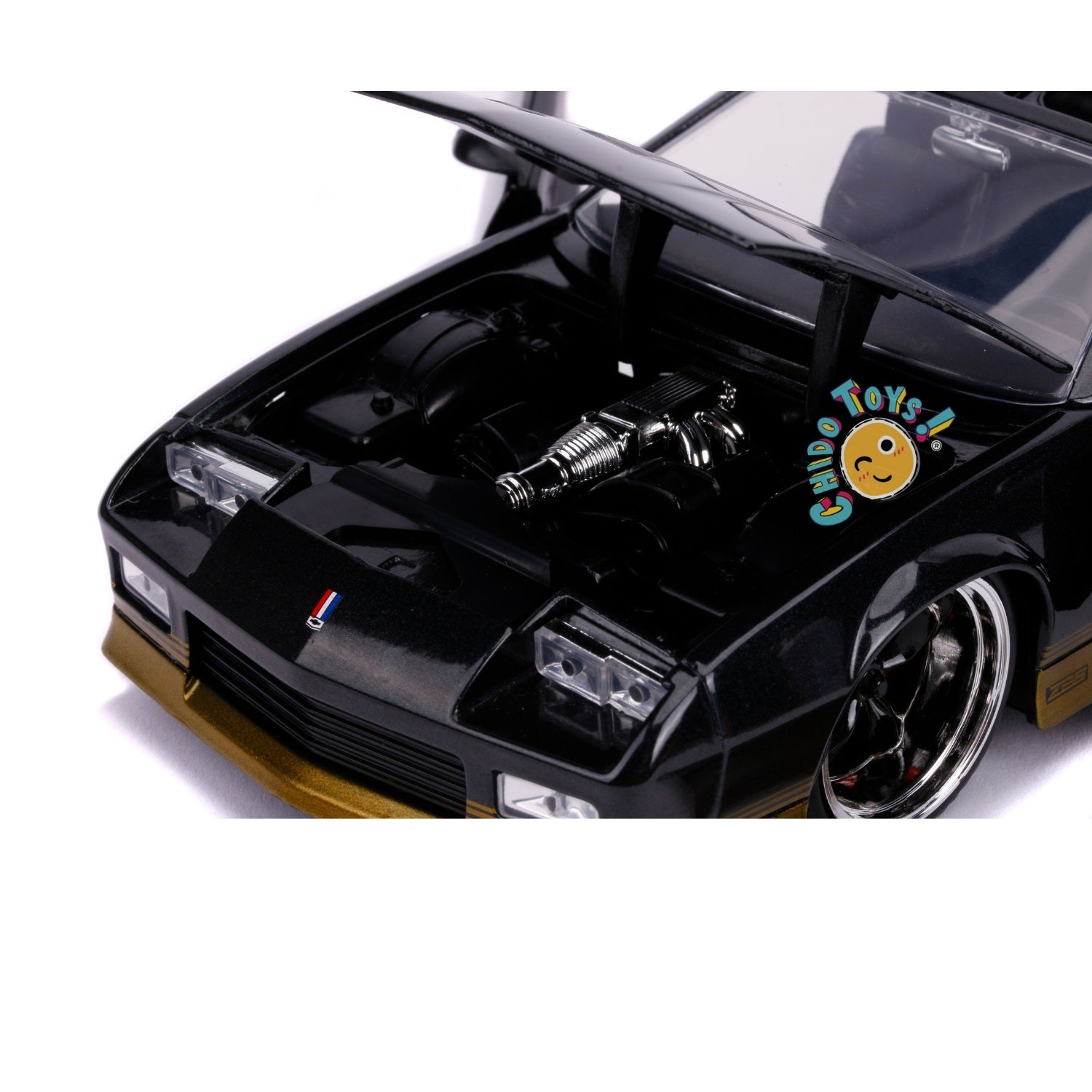 Chevy Camaro 1985 1:24 de Jada - Clásico Deportivo para Regalo o Colección - Chido Toys