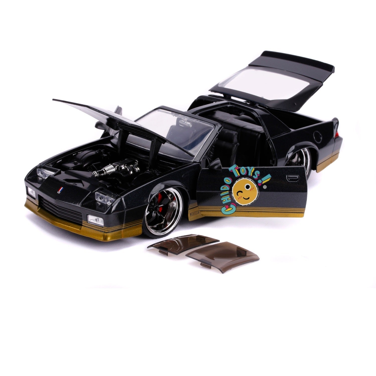 Chevy Camaro 1985 1:24 de Jada - Clásico Deportivo para Regalo o Colección - Chido Toys