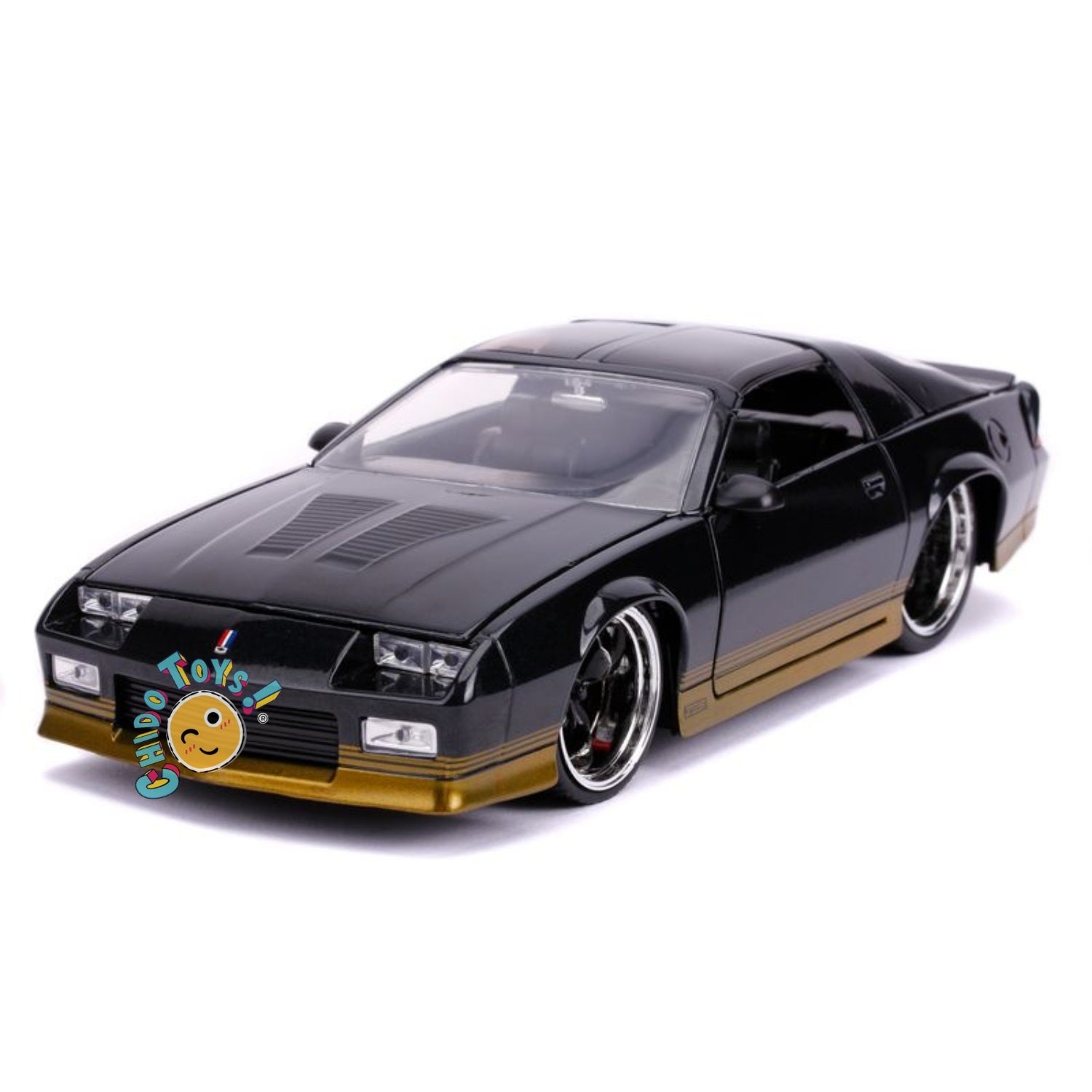 Chevy Camaro 1985 1:24 de Jada - Clásico Deportivo para Regalo o Colección - Chido Toys