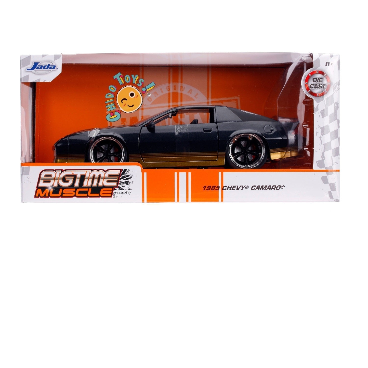 Chevy Camaro 1985 1:24 de Jada - Clásico Deportivo para Regalo o Colección - Chido Toys