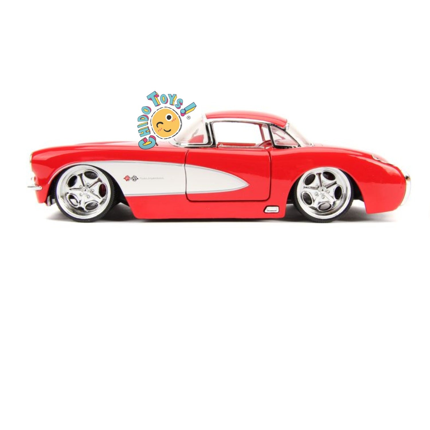 Chevy Corvette 1959 escala 1:24 de Jada - Elegancia Clásica para Regalo o Colección - Chido Toys