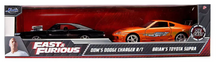 Cargar imagen en el visor de la galería, Auto a escala marca Jada SET Furiosos Mazda Charger &amp; Supra
