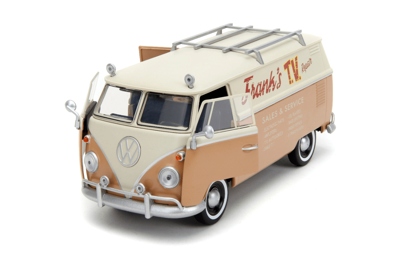 Combi a escala marca Jada, Modelo Volkswagen Bus, Transformers 7 "WHEELJACK" - Chido Toys