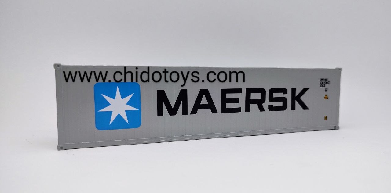 Contenedor de Carga Seca a escala Marca Mini GT Modelo "Hapag - Lloyd" ó "Maersk" - Chido Toys