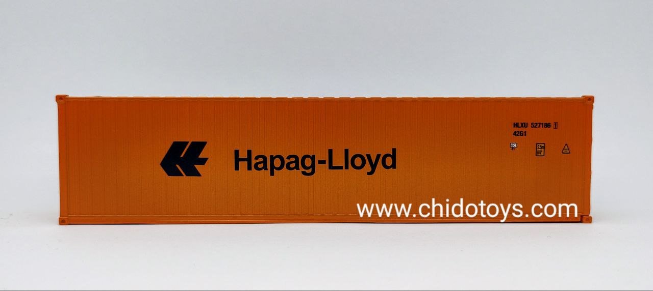 Contenedor de Carga Seca a escala Marca Mini GT Modelo "Hapag - Lloyd" ó "Maersk" - Chido Toys