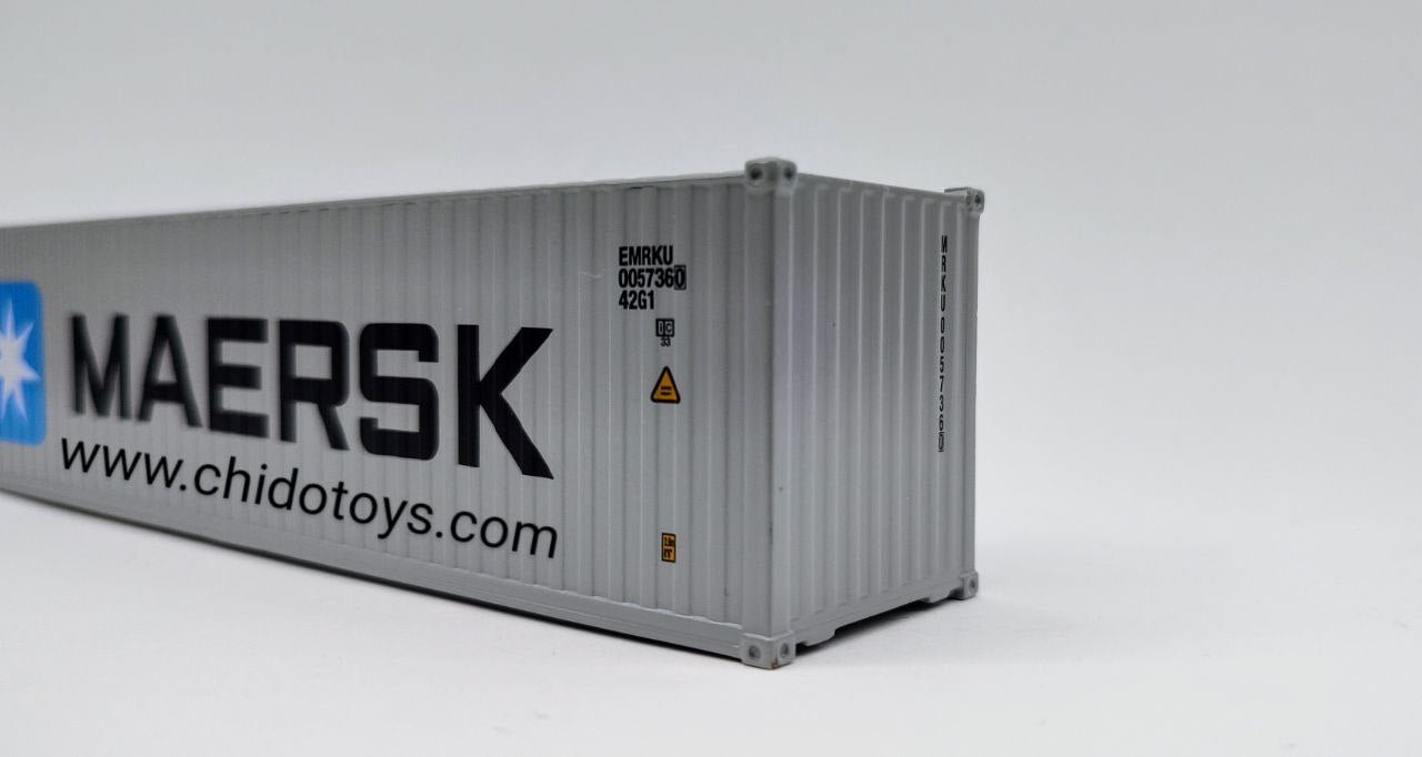 Contenedor de Carga Seca a escala Marca Mini GT Modelo "Hapag - Lloyd" ó "Maersk" - Chido Toys