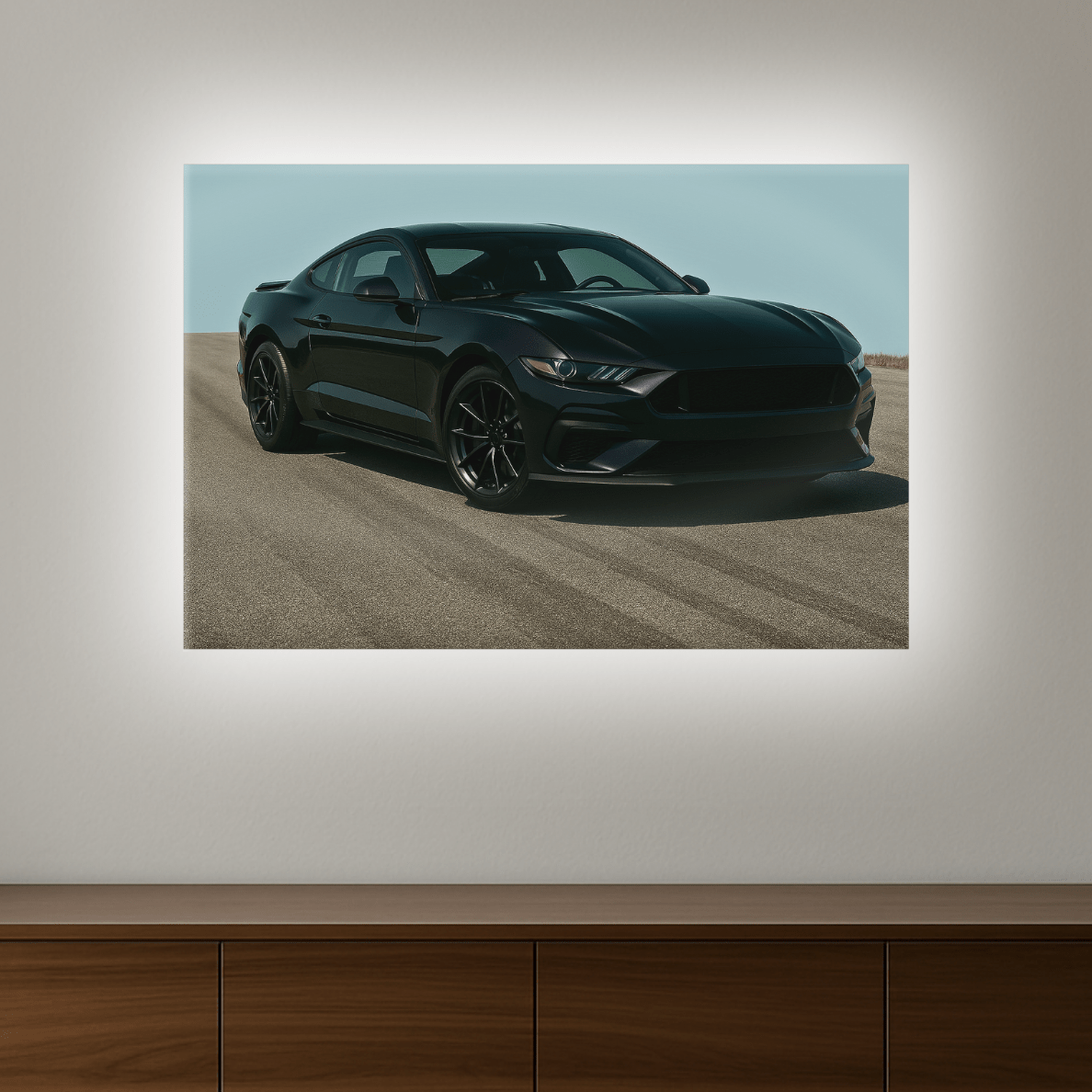 Cuadro Automotriz Sublimado en Aluminio con Luz LED – 60 × 40 cm - Chido Toys