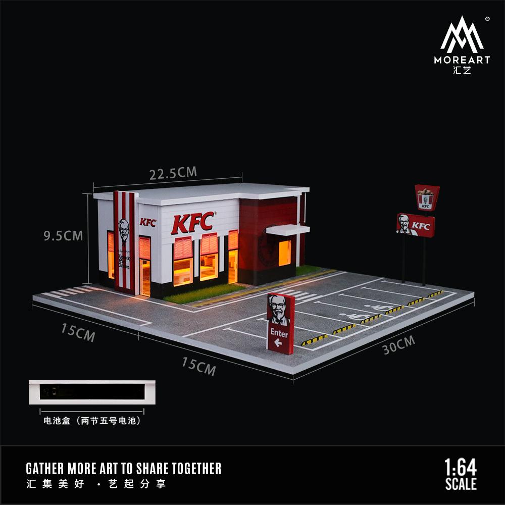 Diorama con figurillas marca Moreart modelo KFC. - Chido Toys