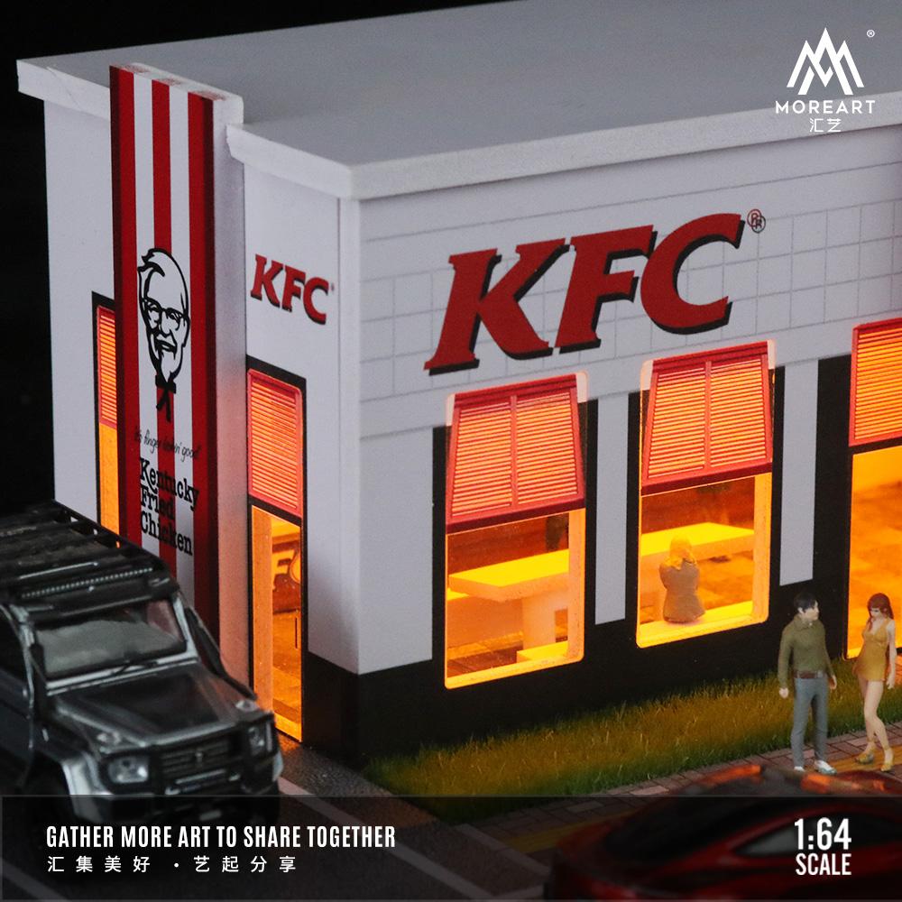 Diorama con figurillas marca Moreart modelo KFC. - Chido Toys