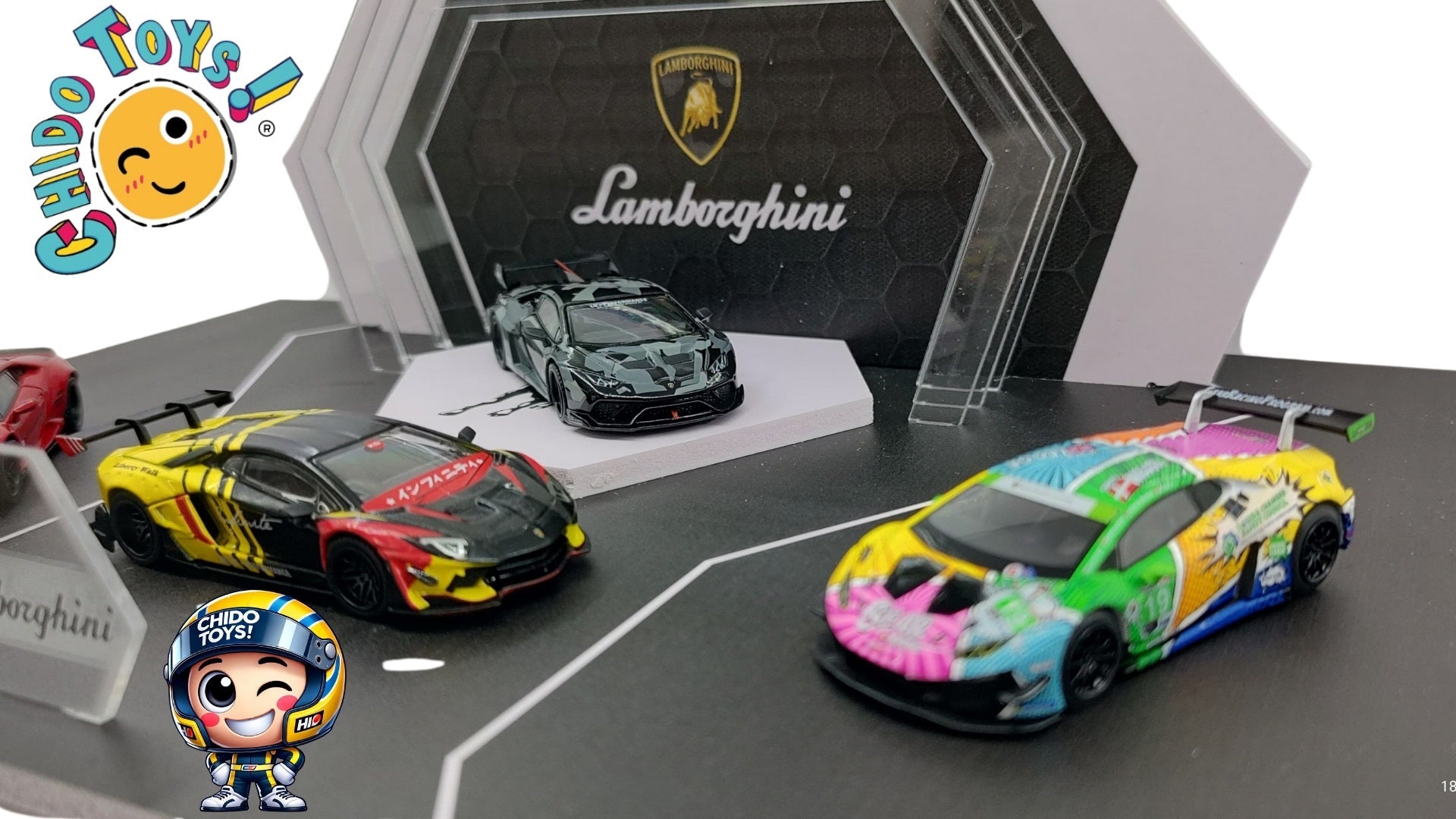 Diorama Lamborghini Auto Show - Chido Toys