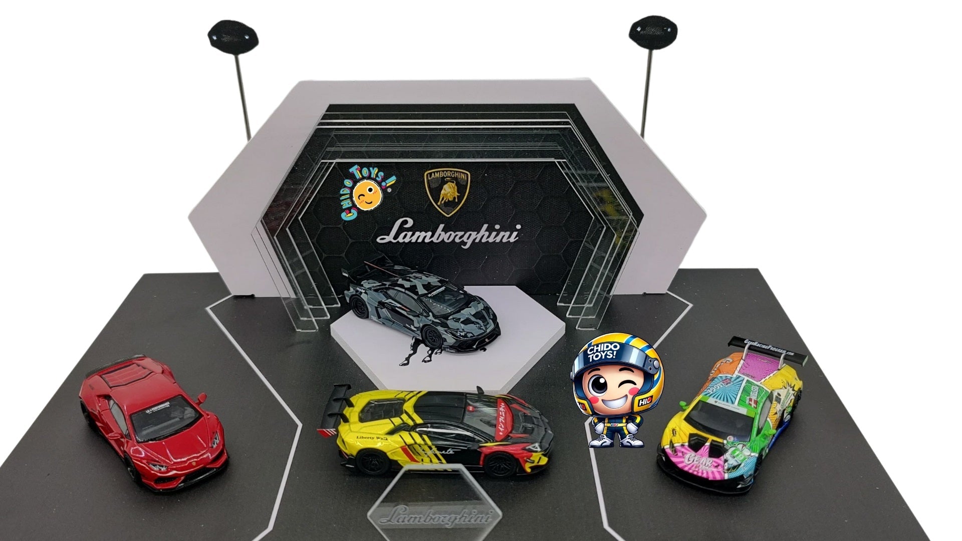 Diorama Lamborghini Auto Show - Chido Toys