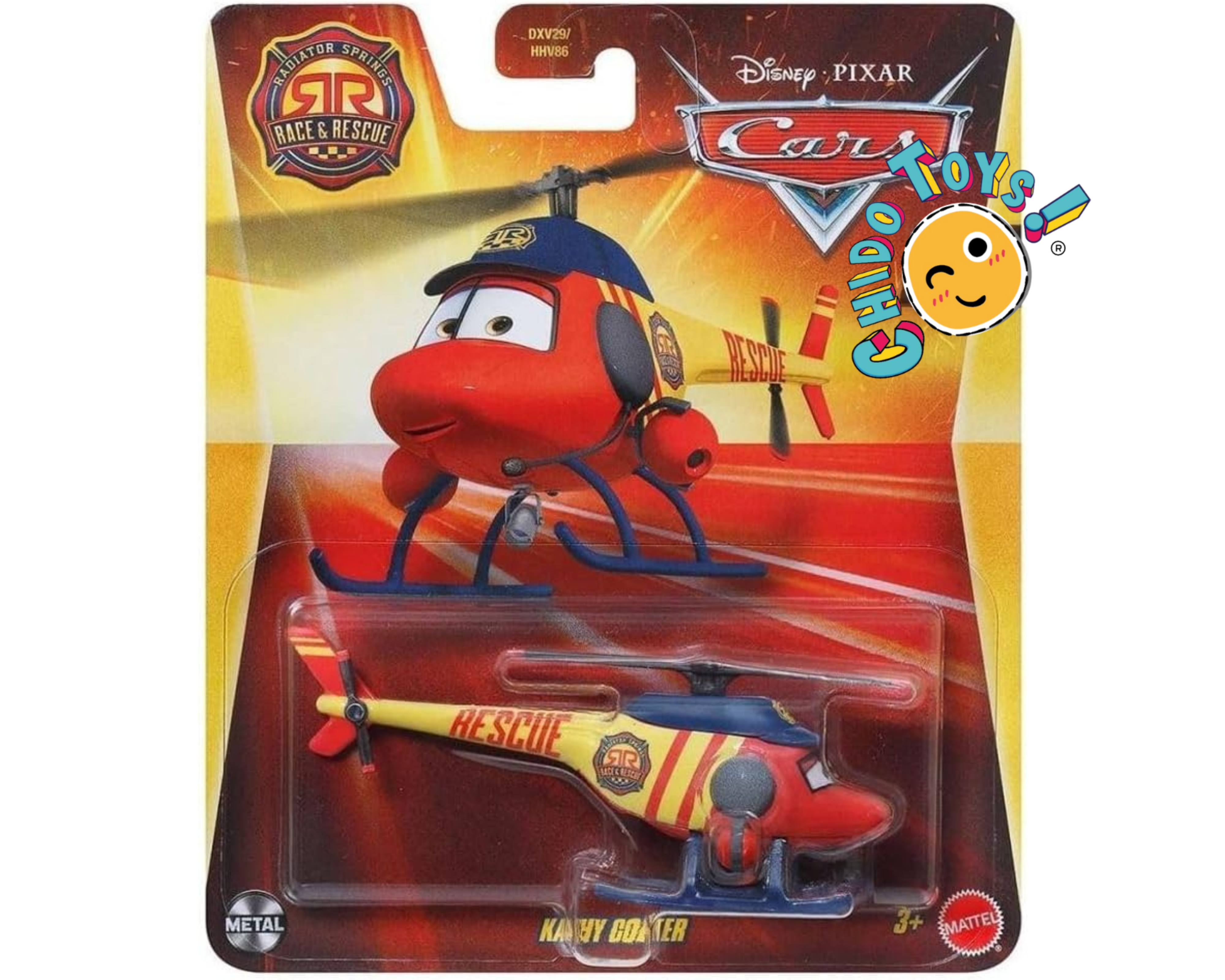 Disney Pixar Cars Kathy Copter Metal Rescue - Chido Toys