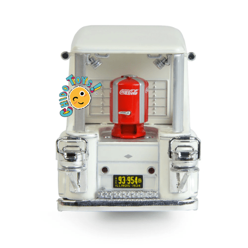 Dodge KH - 32 Streamline Fountain Van Coca - Cola 1934 Escala 1:72 | Incluye Base y Capelo Acrílico - Chido Toys