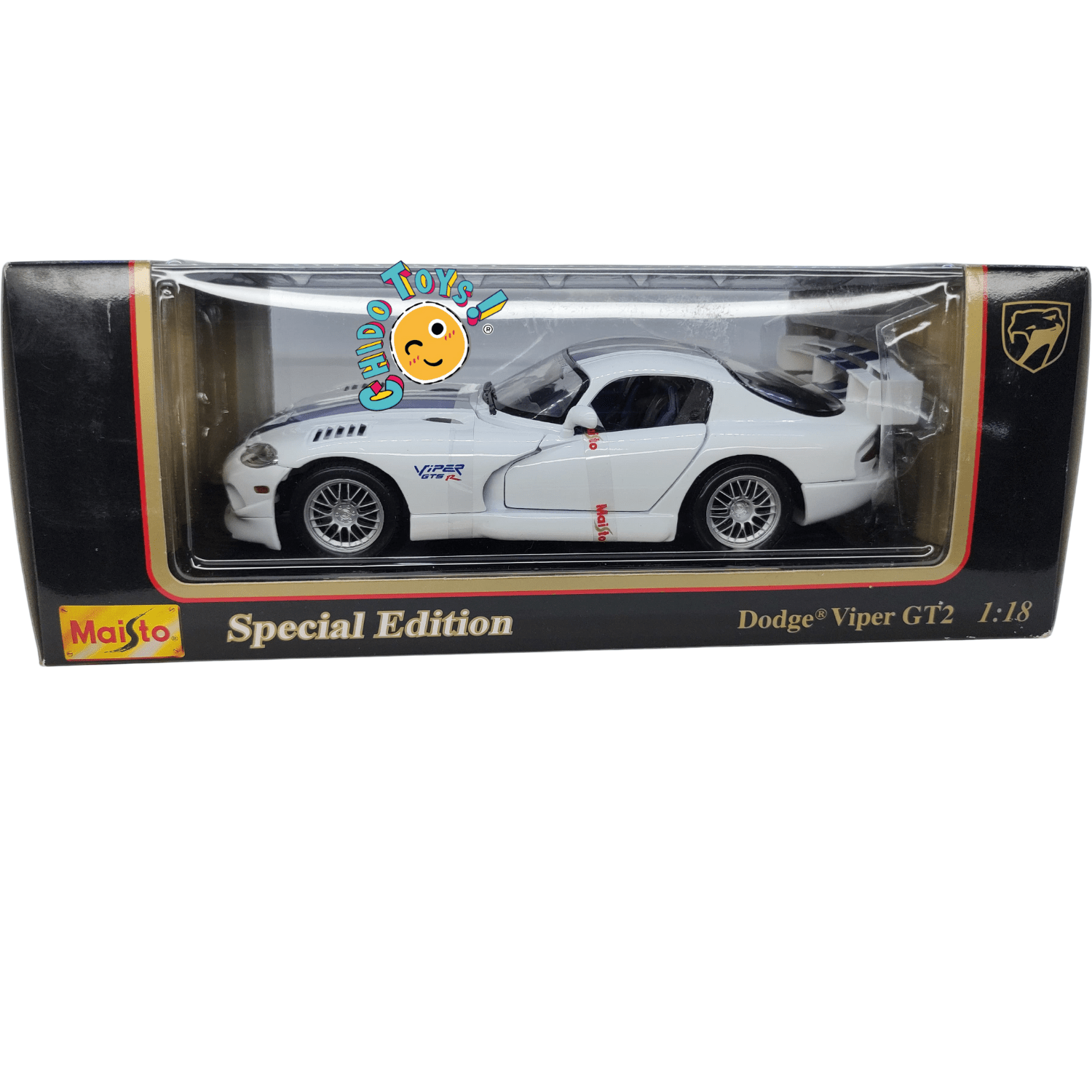 Dodge Viper GT2 1:18 – Maisto, edicion especial 1997 - Chido Toys