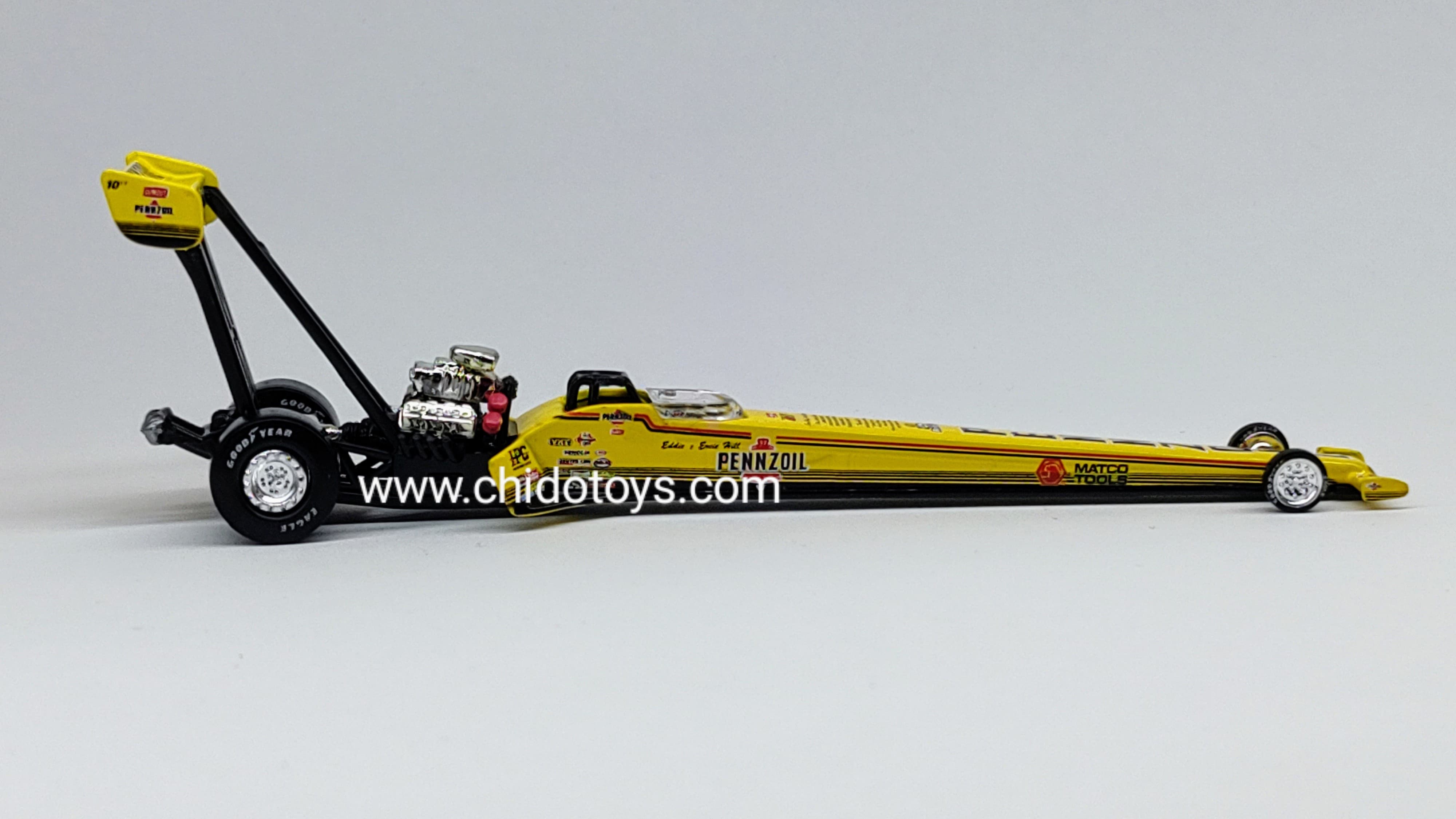 Dragster a escala marca Action - Chido Toys