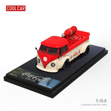 Cargar imagen en el visor de la galería, Auto a escala marca Cool Car modelo VW TI pick up coca cola
