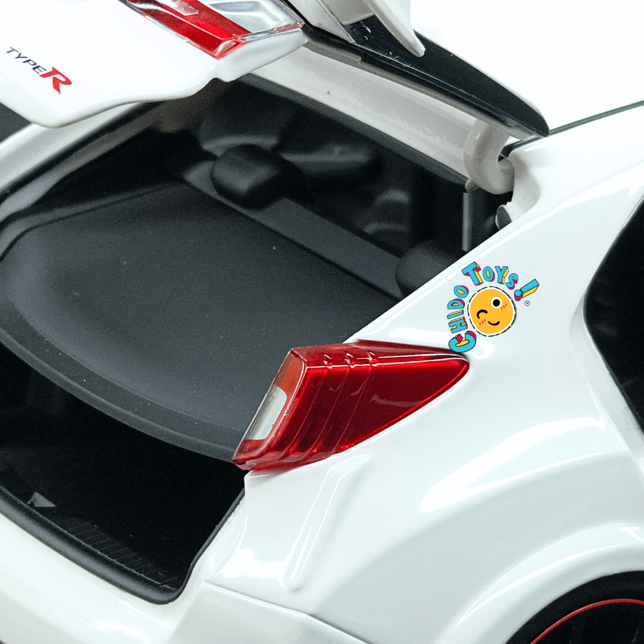 Ebbro Honda Civic Type R FK2 2015 1:18 Championship White apertura total - Chido Toys