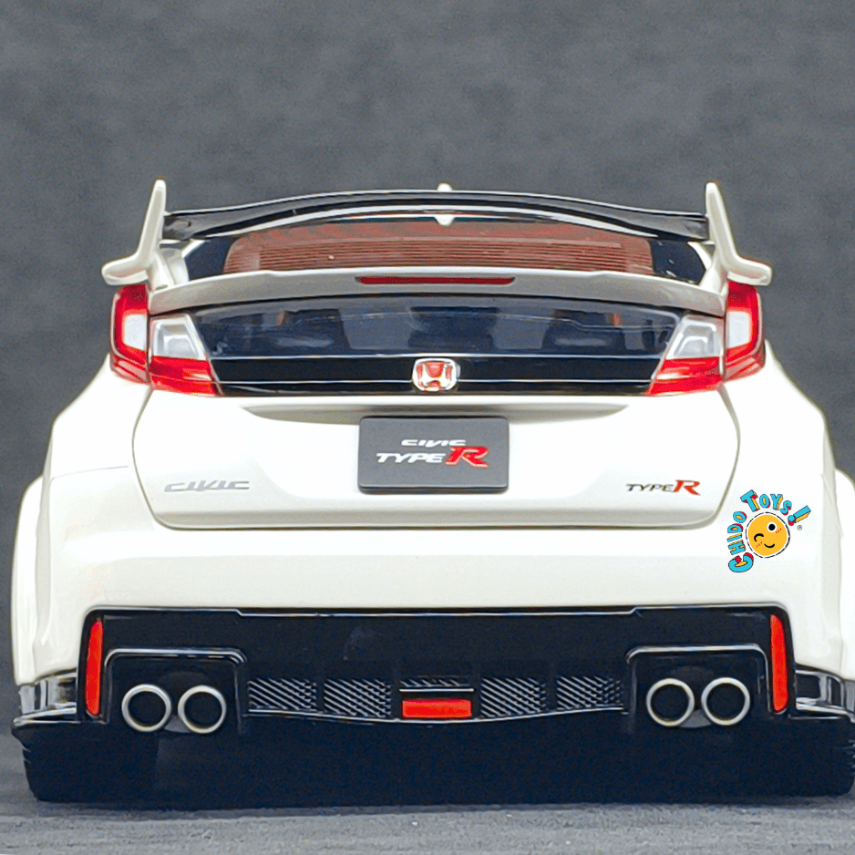 Ebbro Honda Civic Type R FK2 2015 1:18 Championship White apertura total - Chido Toys