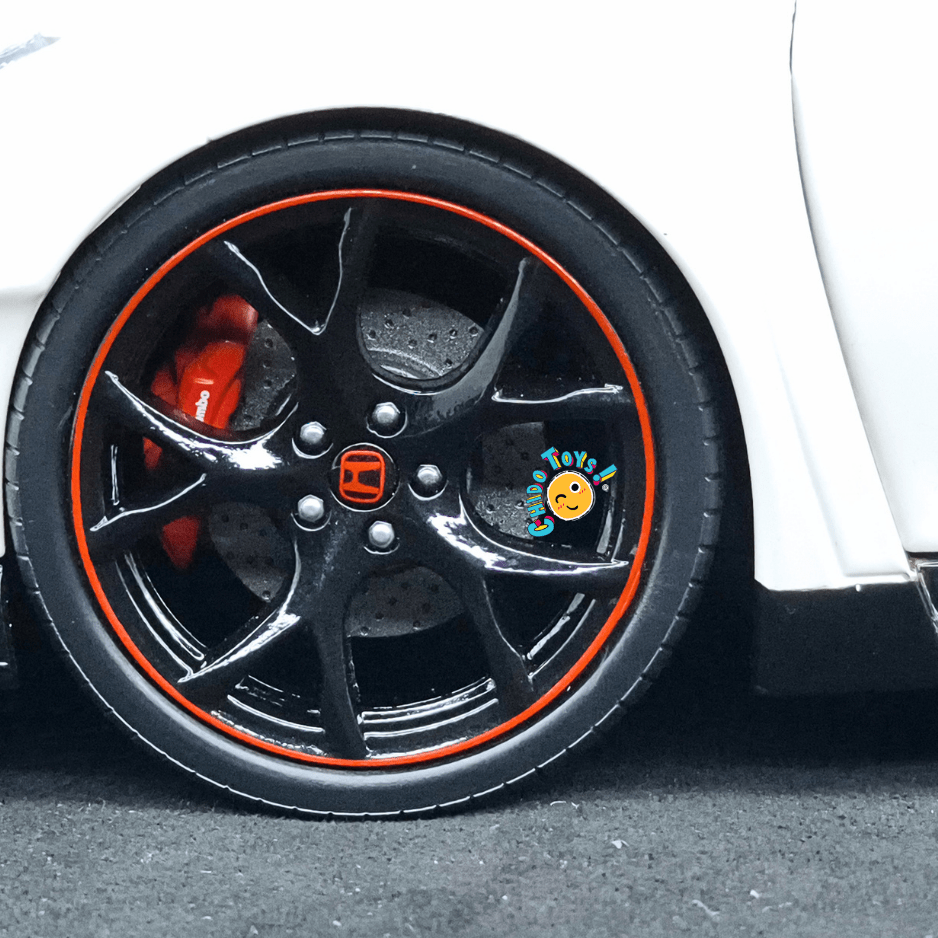 Ebbro Honda Civic Type R FK2 2015 1:18 Championship White apertura total - Chido Toys