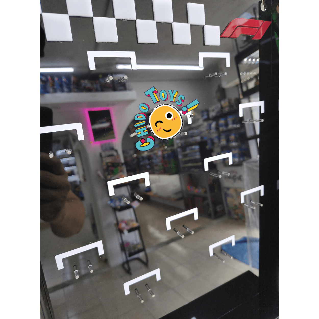 Exhibidor F1 para Autos a Escala 1/64 con Tapa Frontal Desmontable – Chido Toys - Chido Toys