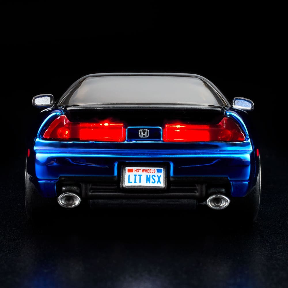 Hot Wheels RLC Honda NSX 1:64 Spectraflame Blue con iluminación funcional