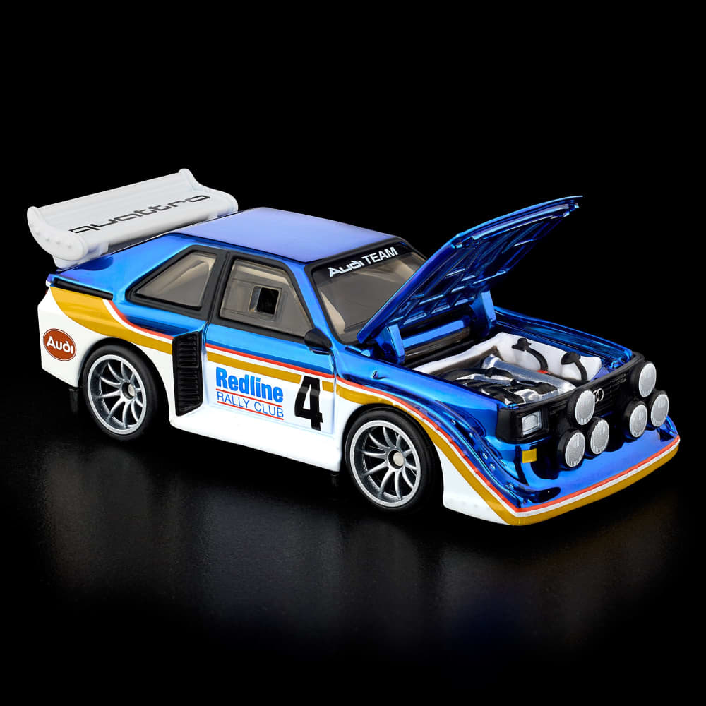 Hot Wheels RLC 1985 Audi Sport quattro S1 1:64 Spectraflame Otto Blue