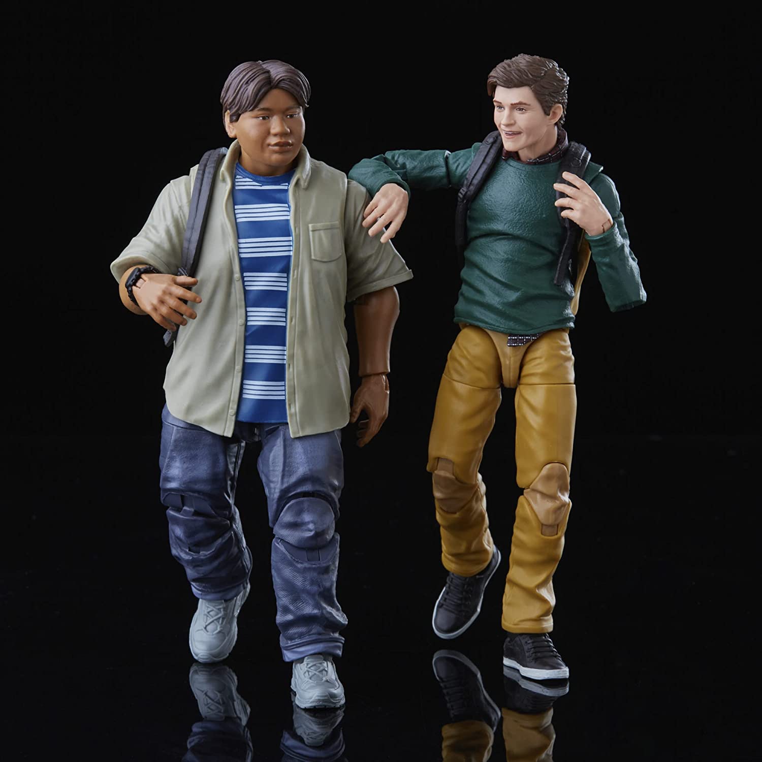 Figura de Acción a escala marca Hasbro, Pack con Peter Parker y Ned Leeds, Marvel Legends - Chido Toys