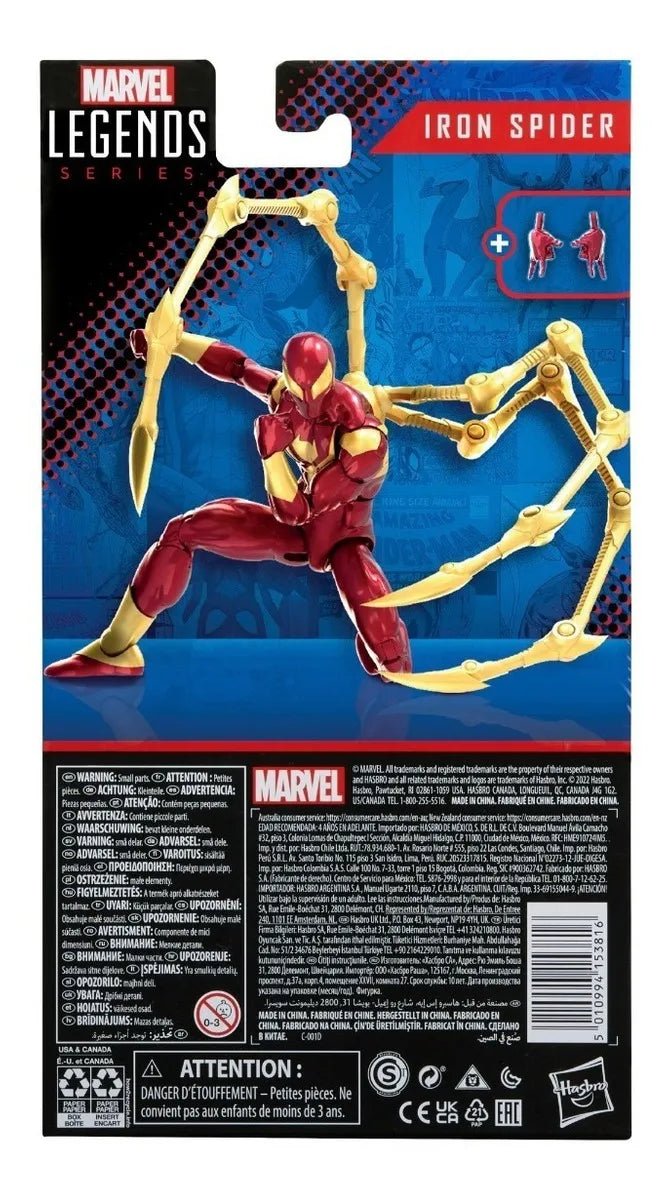 Figura Marvel Legends Series Spider - man Iron Spider - Chido Toys