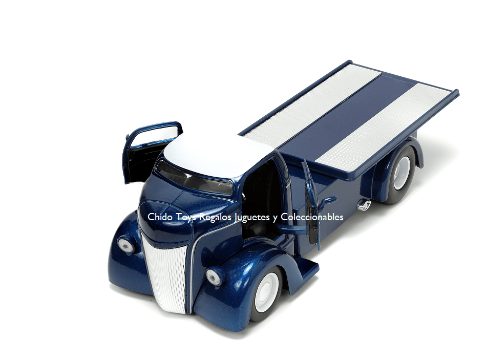 Ford COE 1947 Flatbed 1:24 de Jada - Versatilidad y Detalle para Regalo o Colección - Chido Toys