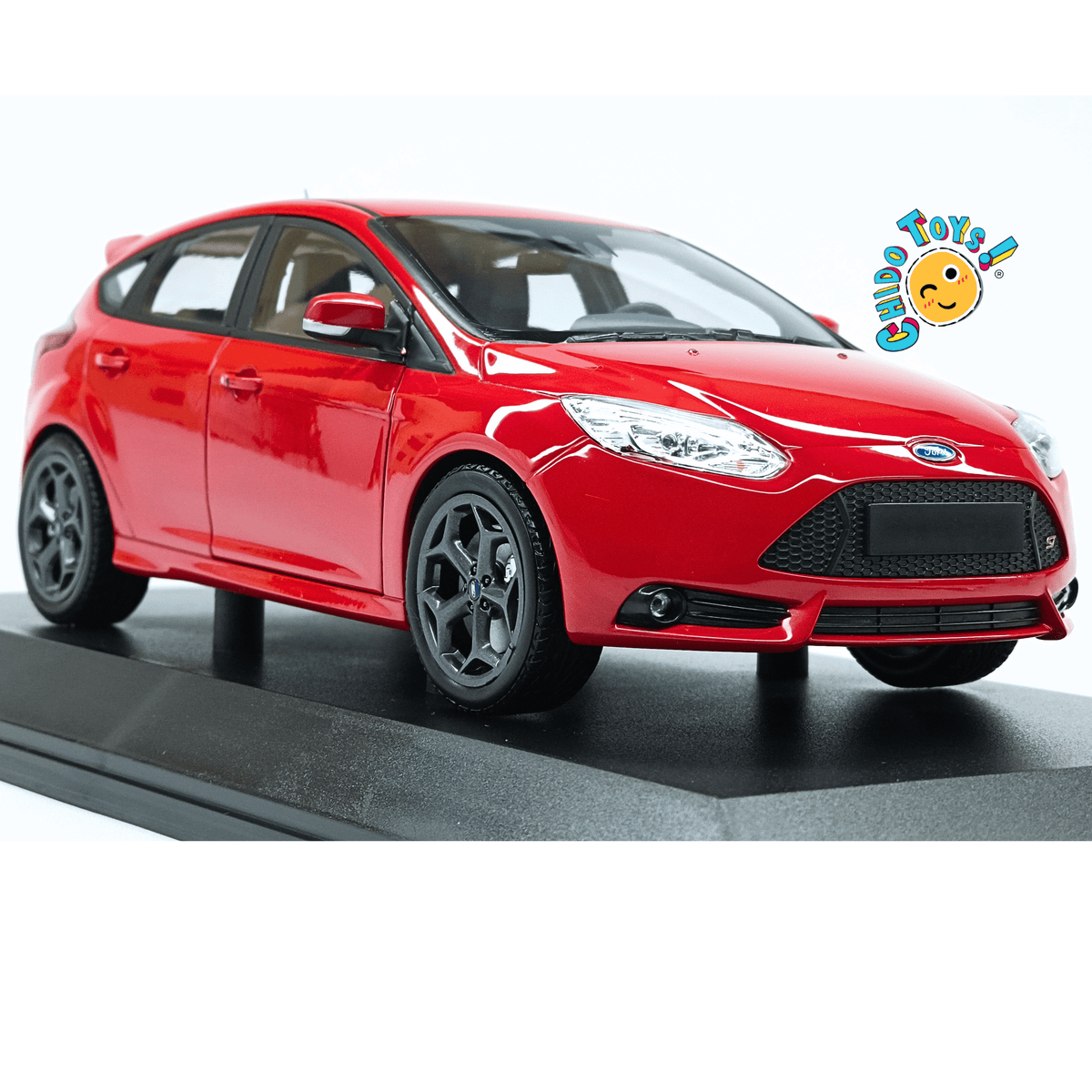 Ford Focus ST 2011 Minichamps 1:18 Race Red edición limitada 504 piezas - Chido Toys