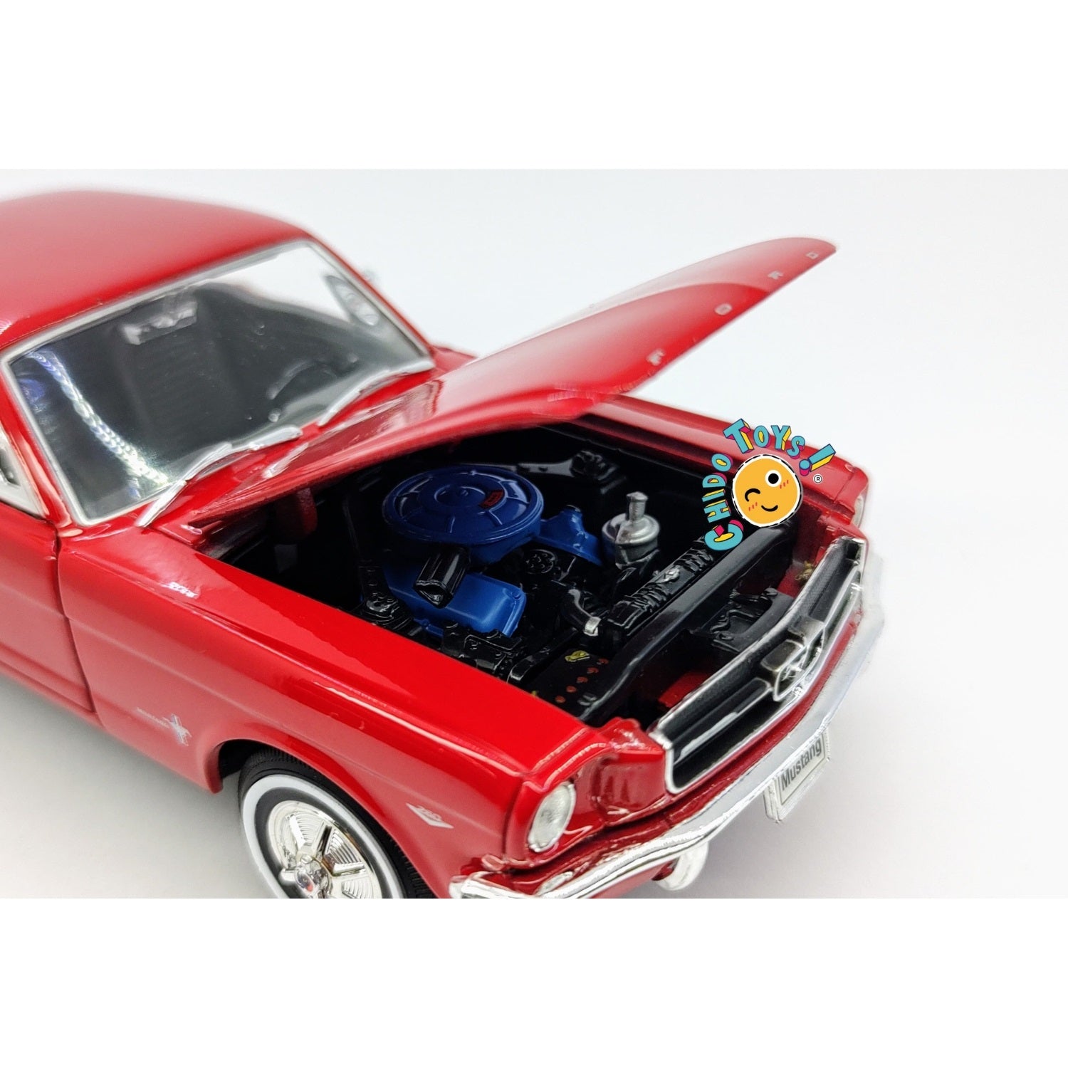 Ford Mustang 1964 1/2 a Escala 1/24, Detalles que Enamoran - Chido Toys