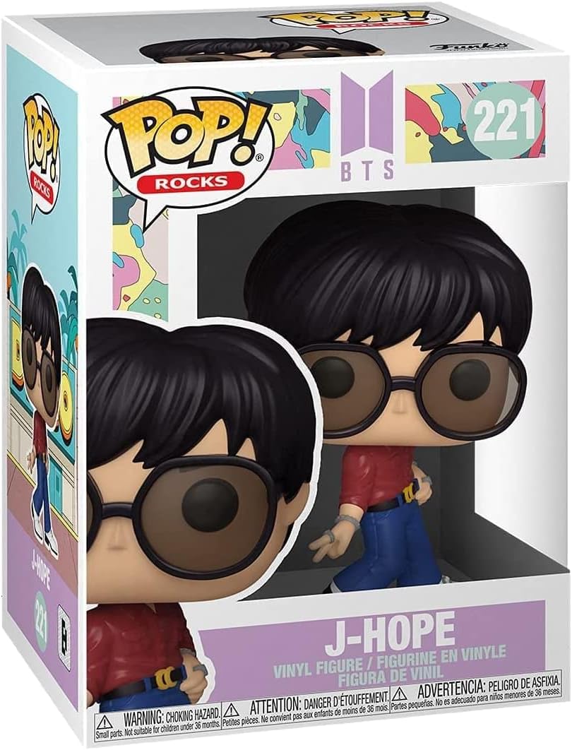 Funko Pop Rocks BTS J - Hope 221 vinil coleccionable - Chido Toys