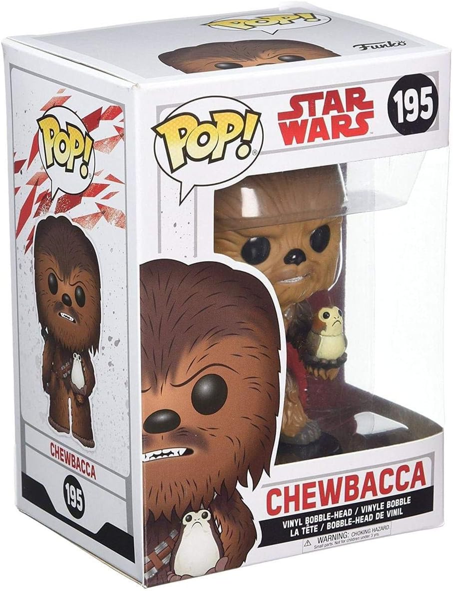 Funko Pop Star Wars Chewbacca 195 bobble head (cabeza oscilante) - Chido Toys