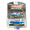 GreenLight Plymouth Road Runner 1970 Barrett-Jackson 1:64 azul con cofre abatible - Chido Toys