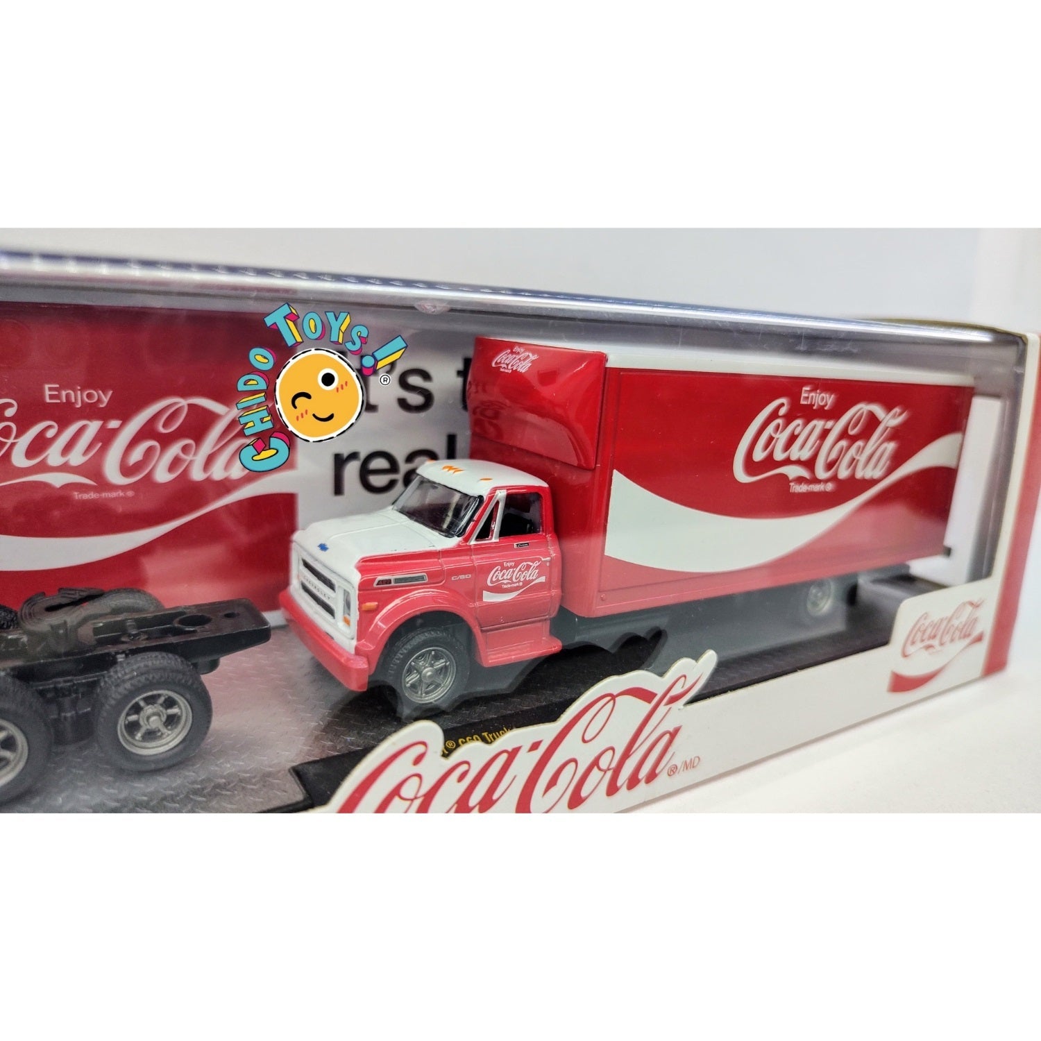 Hauler M2 Coca - Cola Chevrolet C - 60. Edición Limitada de 6,000 Piezas - Chido Toys