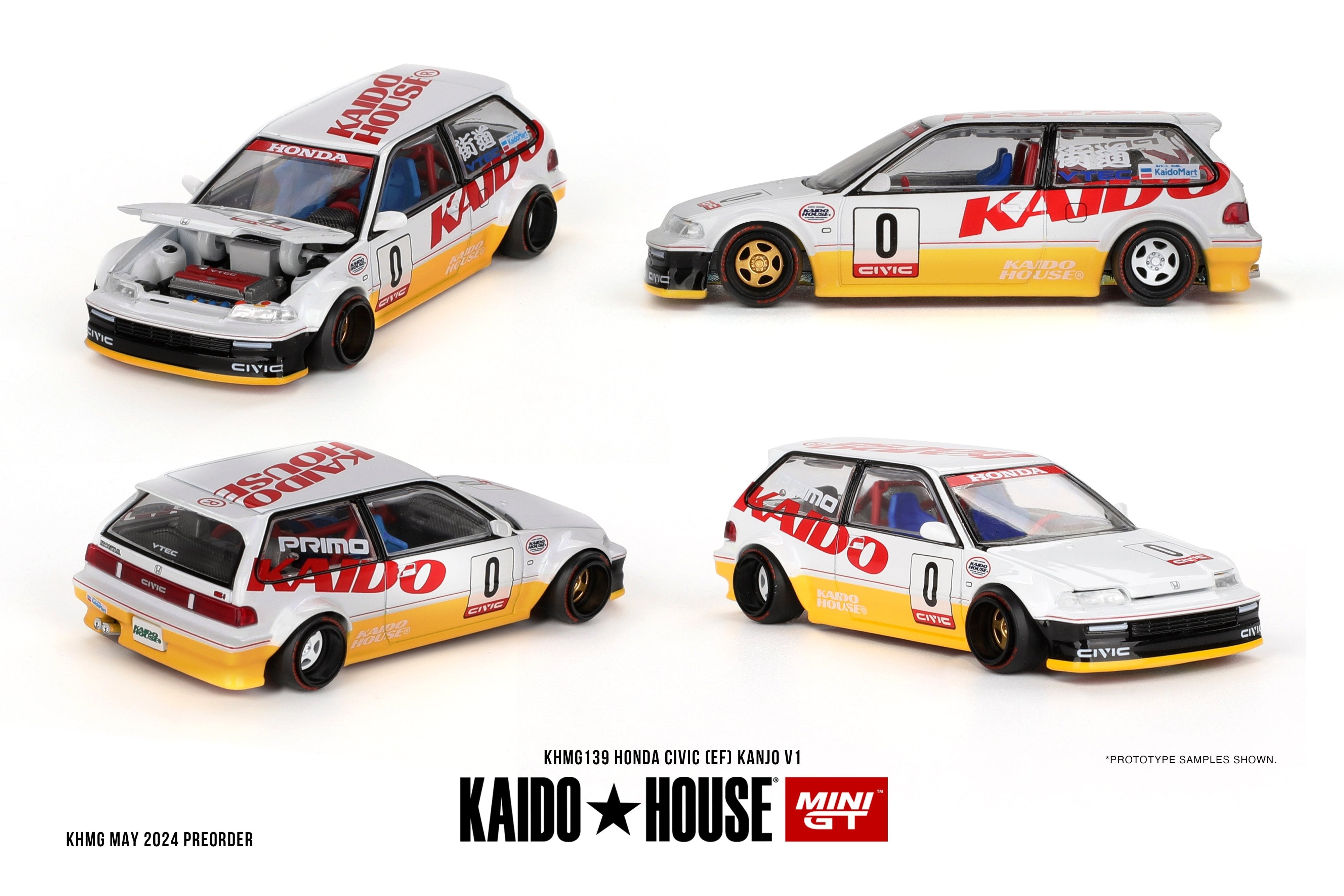 Honda Civic (EF) Kanjo V1 1:64 – Kaido House - Chido Toys