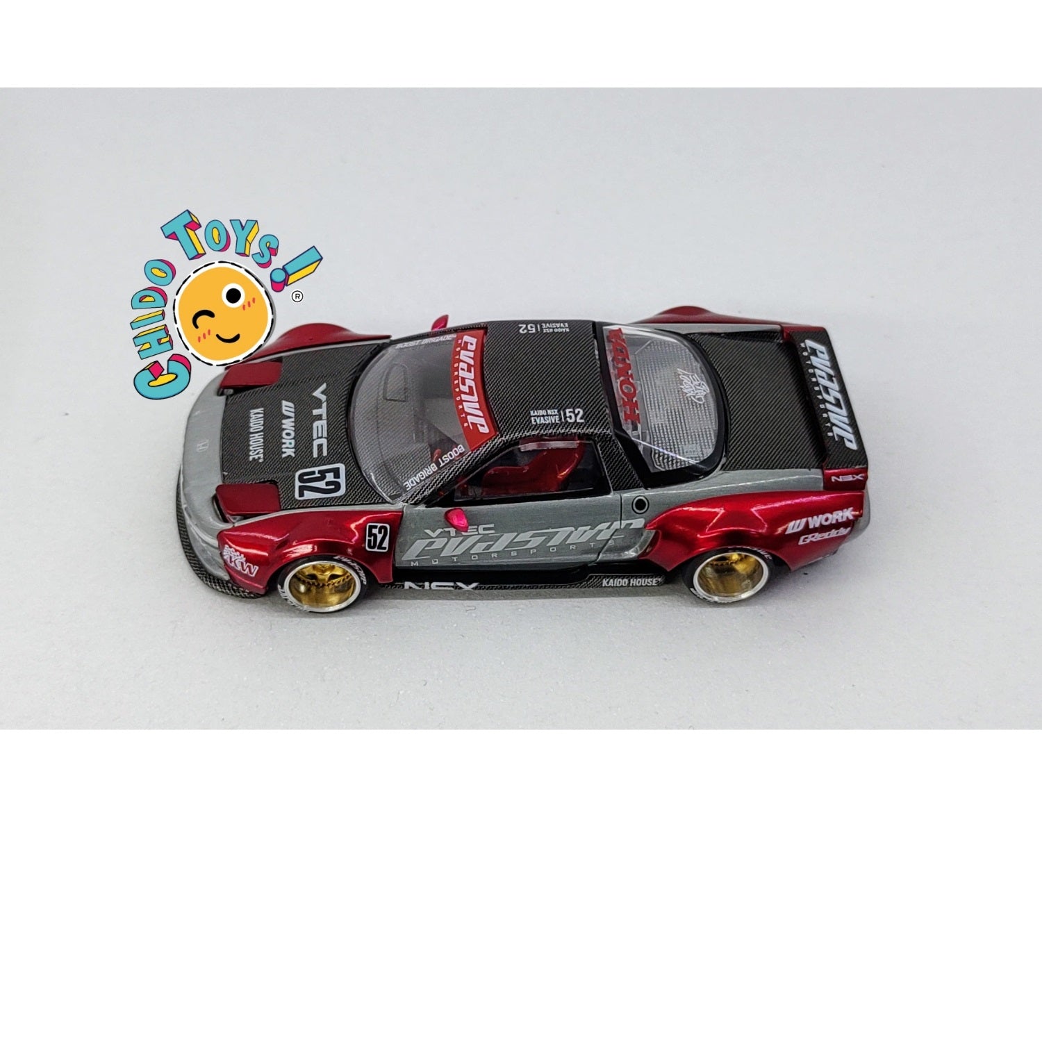 Honda NSX Evasive V1, a escala marca Kaido House, CHASE - Chido Toys