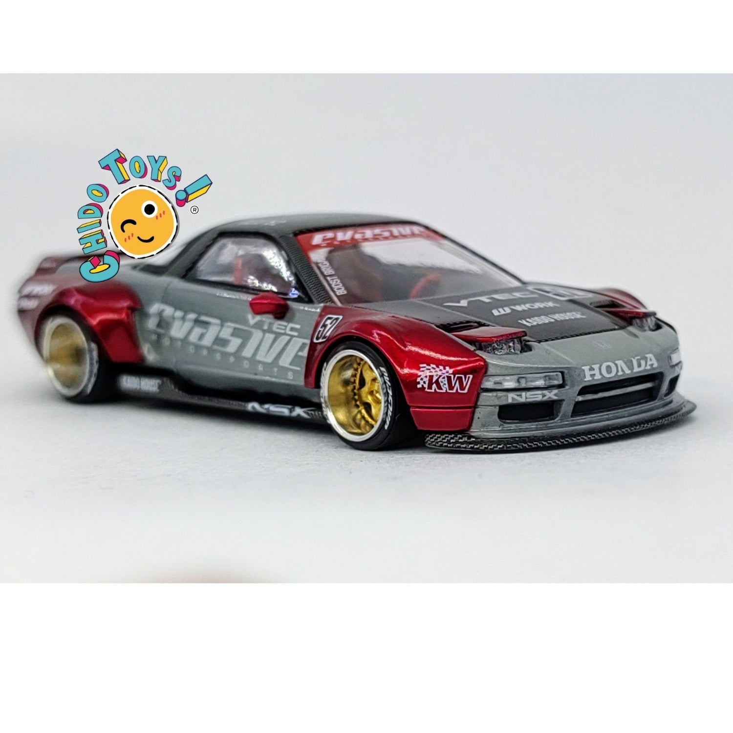 Honda NSX Evasive V1, a escala marca Kaido House, CHASE - Chido Toys