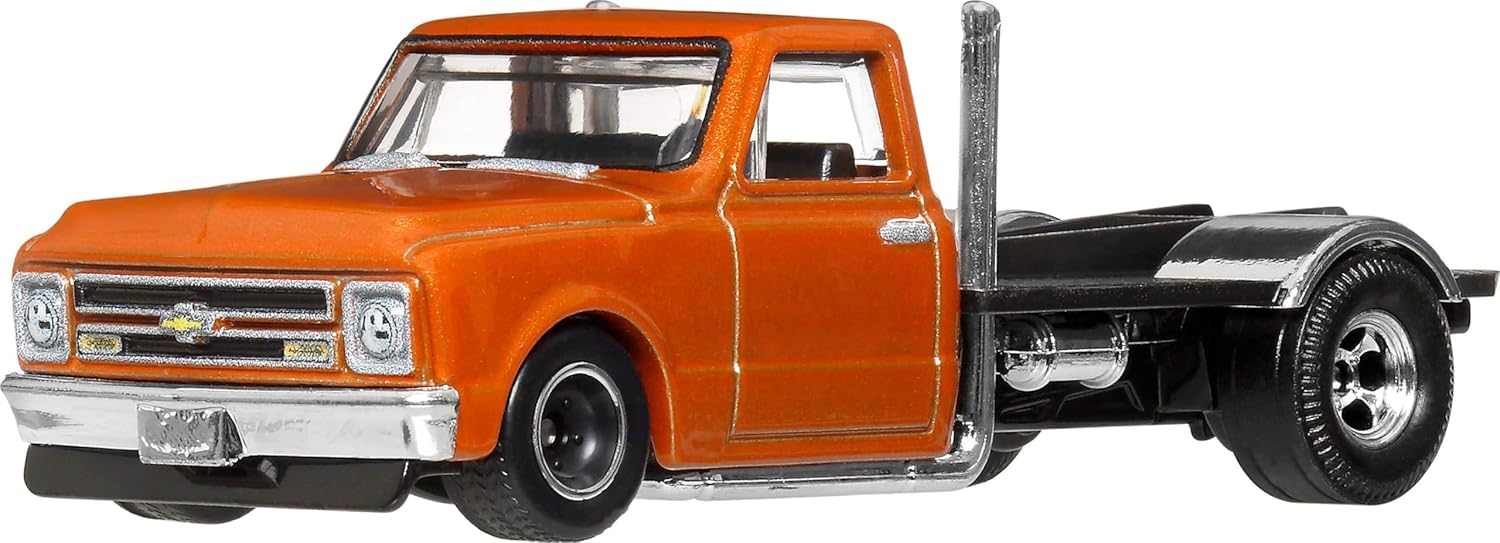 Hot Wheels 1967 Chevy C - 10 1:64 Premium naranja - Chido Toys