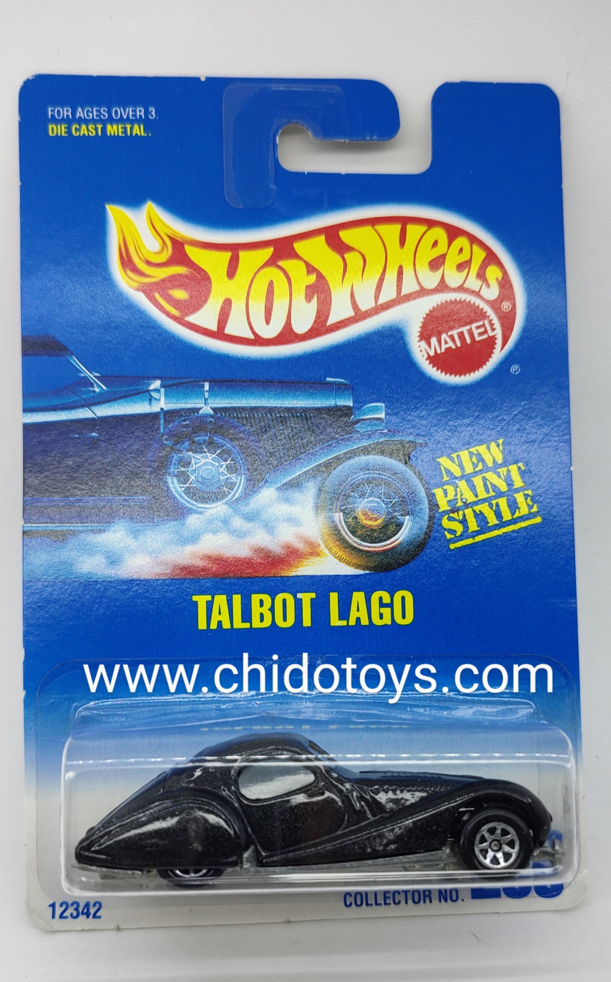 Hot Wheels Básico del año 1992, #250, Talbot Lago - Chido Toys