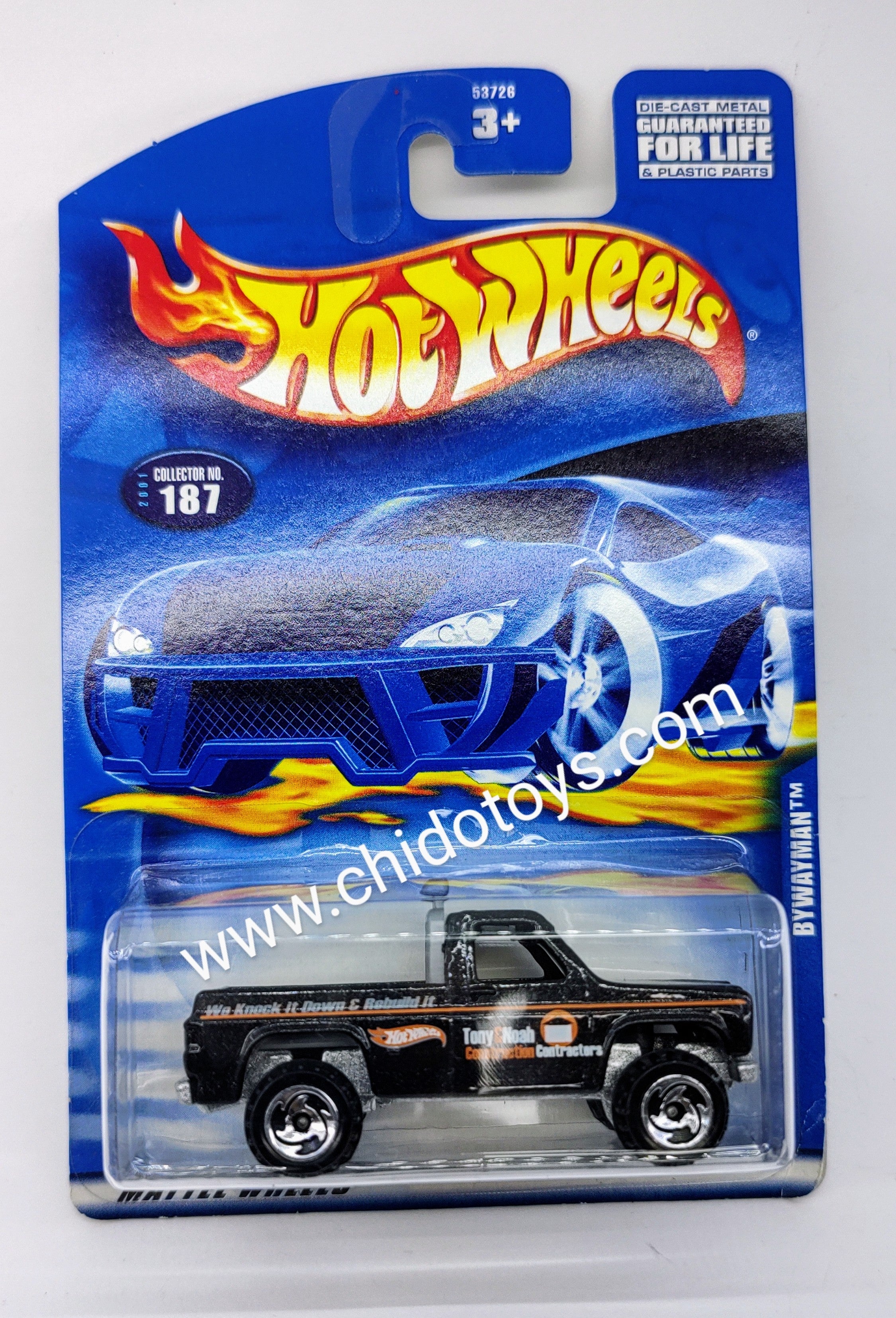 Hot Wheels Básico del año 2001, #187, Bywayman - Chido Toys