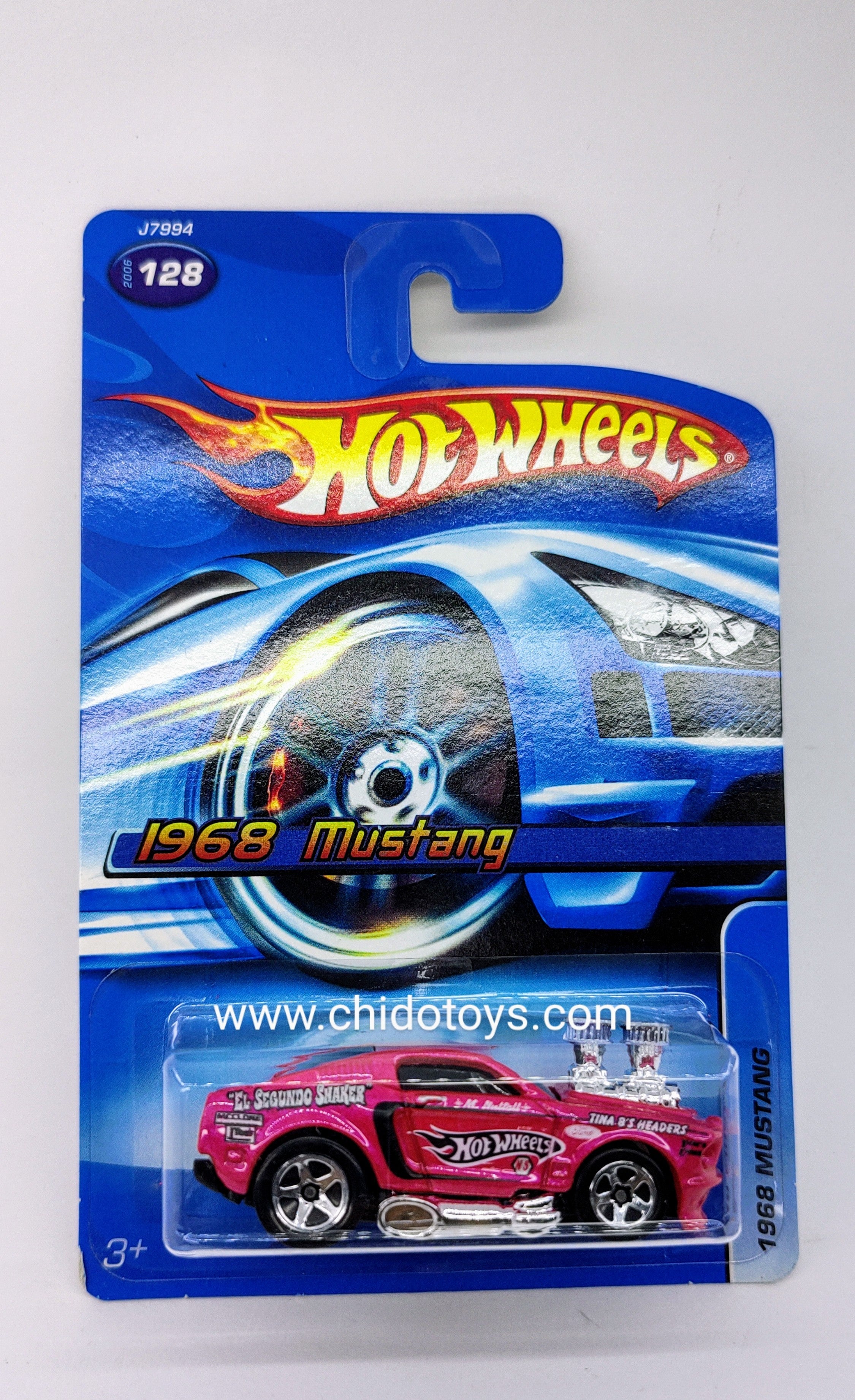 Hot Wheels Básico del año 2005, #128, Mustang 1968 - Chido Toys